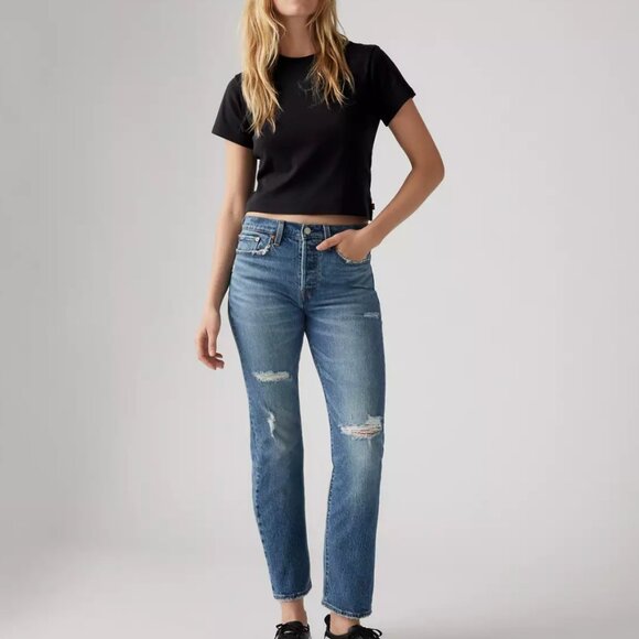 LEVI’s WEDGIE STRAIGHT FIT WOMEN'S JEANS - Picture 8 of 10